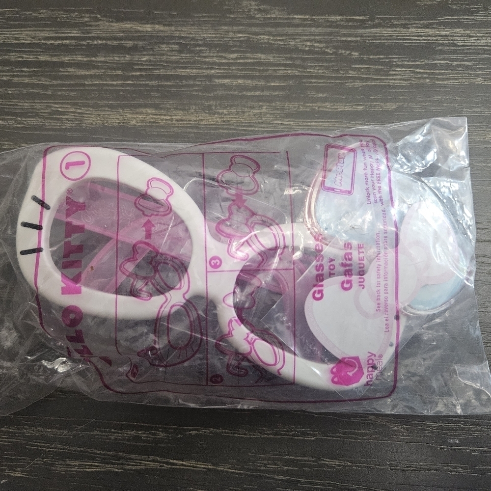 McDonald’s Happy Meal Sanrio Hello Kitty Glasses, No Lens. New. Collectible #1